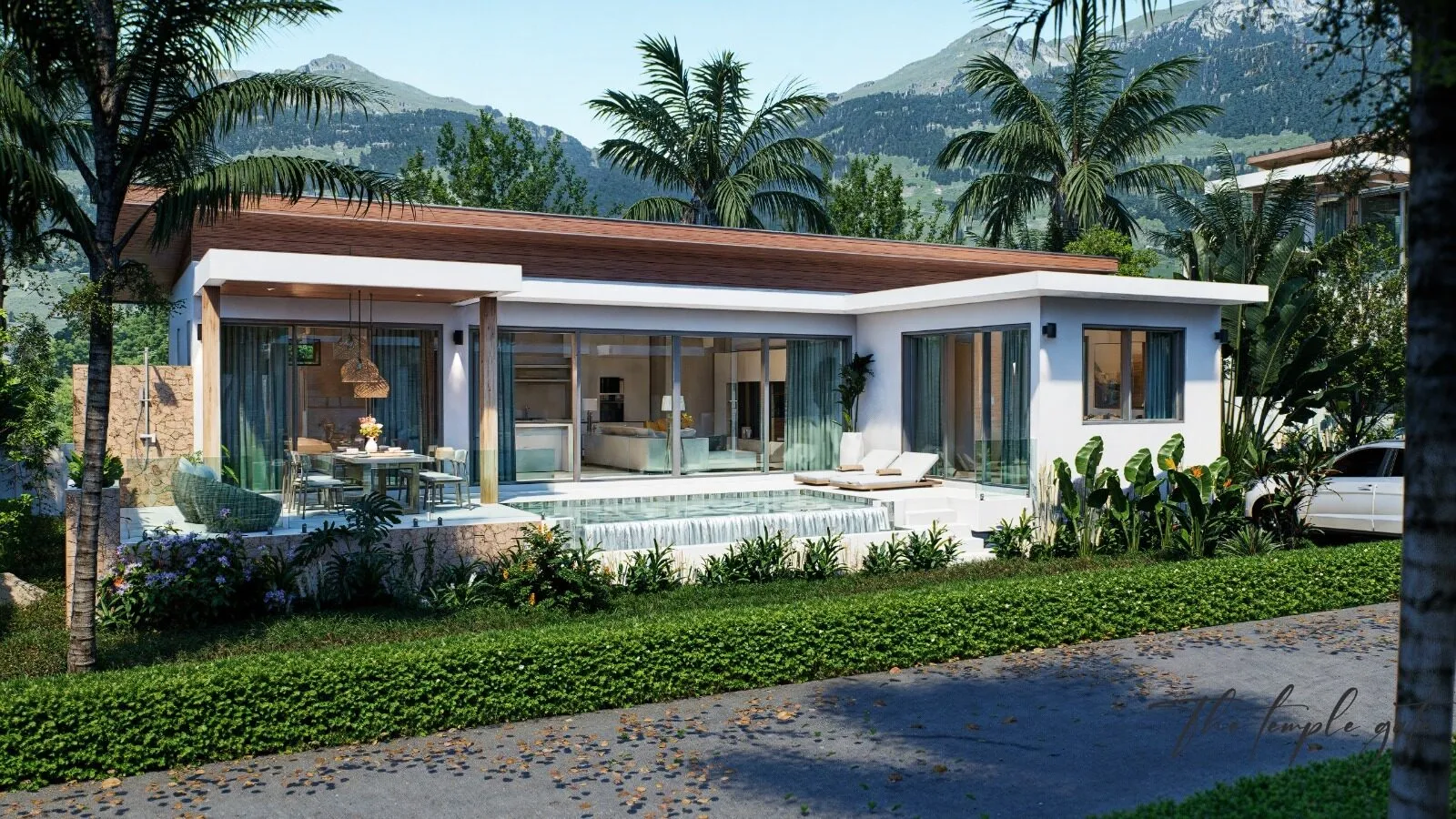 Villa Nori, Lamai, projet sur plan